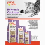 Topaklanan Süper Beyaz Bentonit Kedi Kumu (Lavanta Kokulu) - Görsel 2